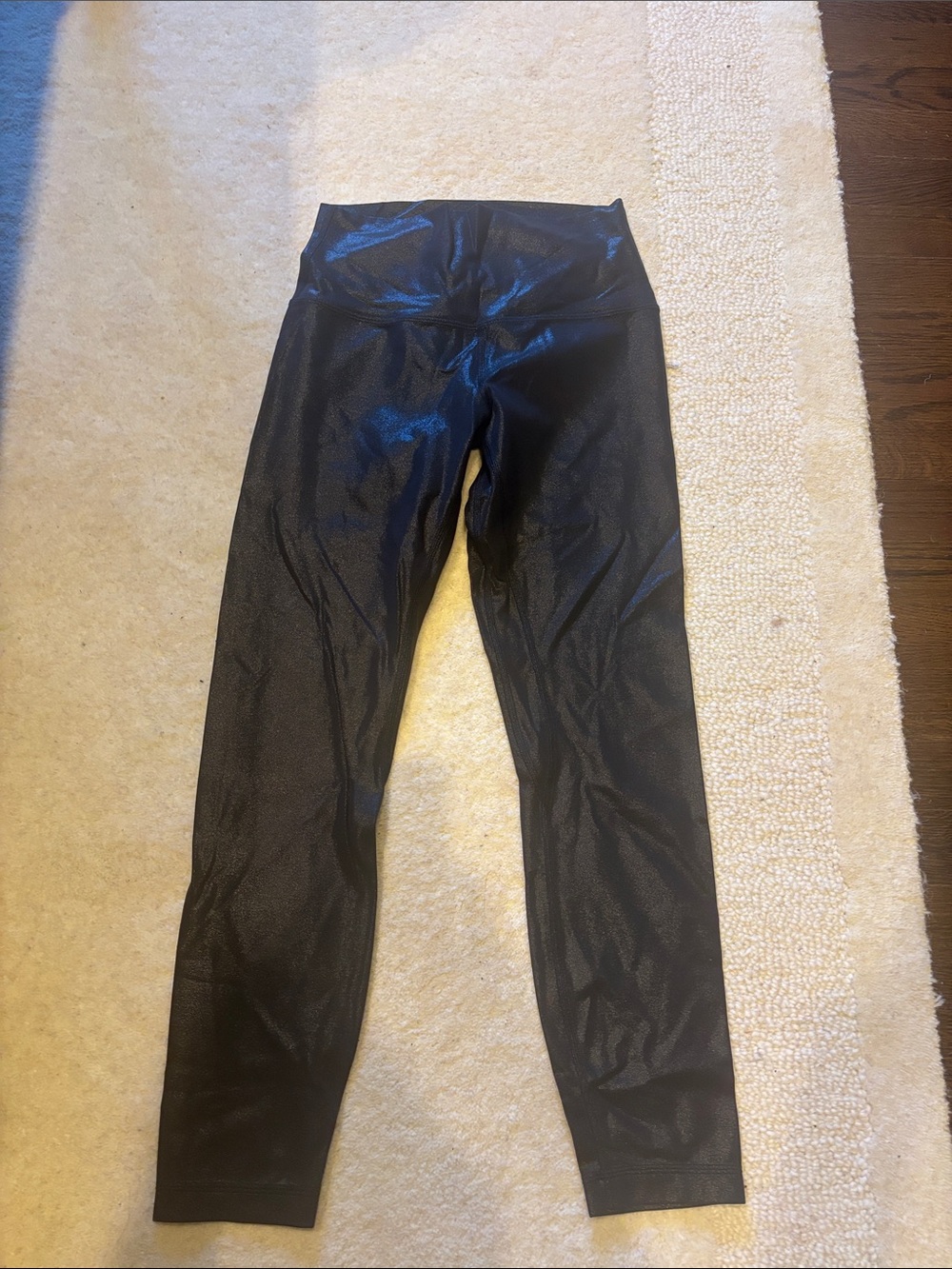 Lululemon Black Shiny Leggings